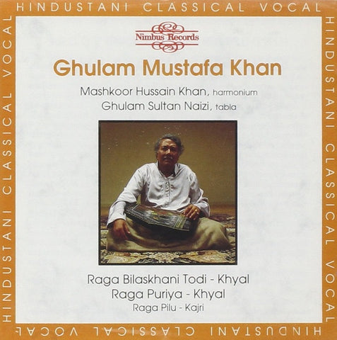 KHAN GHULAM MUSTAFA- RAGA BILASKHANI ETC CD VG