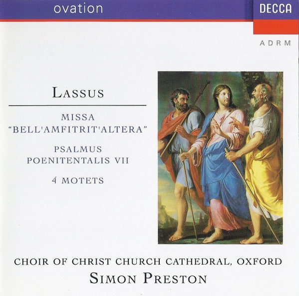 LASSUS- MISSA PSALMUS MOTETS- CD VG+