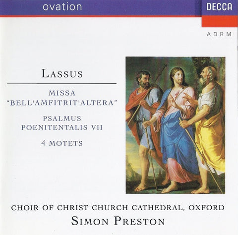LASSUS- MISSA PSALMUS MOTETS- CD VG+