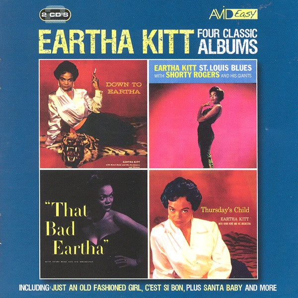 KITT EARTHA - FOUR CLASSIC ALBUMS 2CD NM