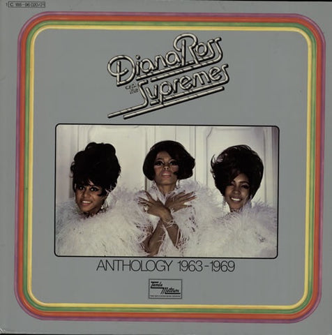 ROSS DIANA & THE SUPREMES-ANTHOLOGY 1963-1969 2LP  VG+ COVER VG+