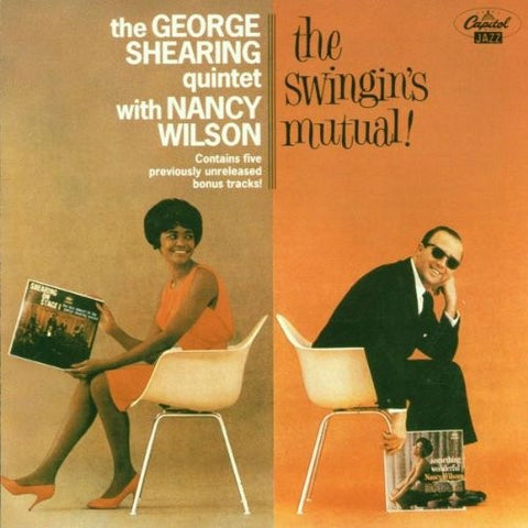 SHEARING GEORGE & NANCY WILSON-THE SWINGIN'S MUTUAL CD VG+