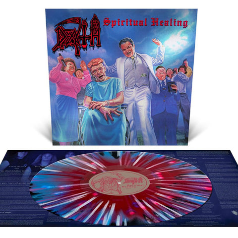 DEATH-SPIRITUAL HEALING TRI-COLOUR SPLATTER VINYL LP *NEW*