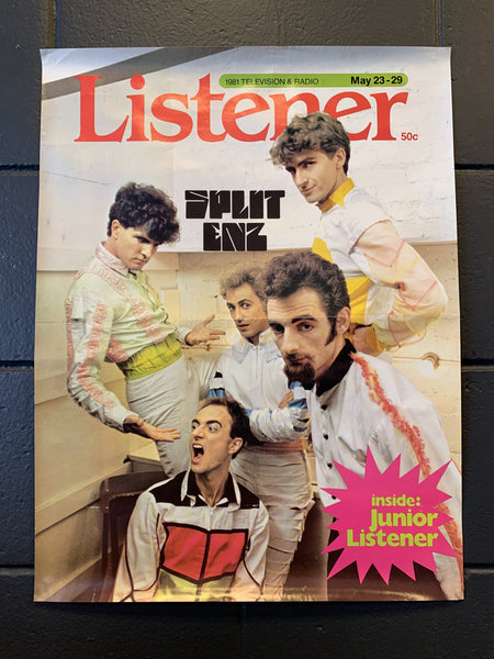 SPLIT ENZ- NZ LISTENER POSTER