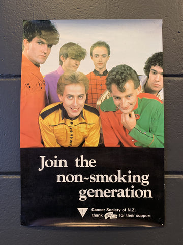 SPLIT ENZ JOIN THE NON-SMOKING GENERATION POSTER