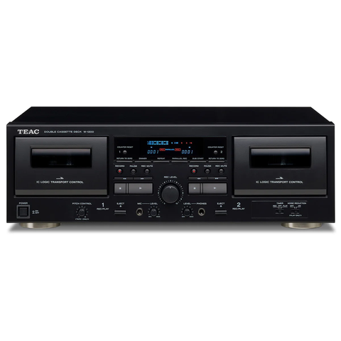TEAC-W-1200 DOUBLE CASSETTE DECK PLAYER *NEW*