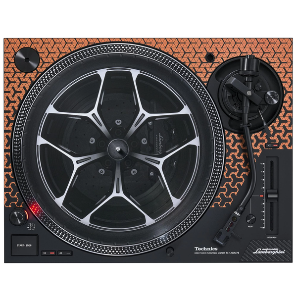 TECHNICS SL-1200M7B  AUTOMOBILI LAMBORGHINI LTD EDITION ORANGE TURNTABLE *NEW* save $500
