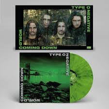 TYPE O NEGATIVE-WORLD COMING DOWN GREEN/ BLACK VINYL 2LP NM COVER EX