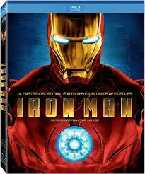 IRON MAN- BLURAY 2 DISC SET NM