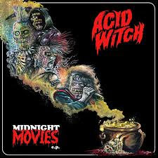 ACID WITCH-MIDNIGHT MOVIES RED/ GOLD MERGE VINYL 12 " EP NM COVER VG+
