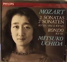 MOZART 2 SONATAS K 533/494 & K545 MITSUKO UCHIDA CD VG