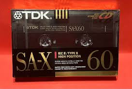 TDK SA-X 60 CASSETTE MINT