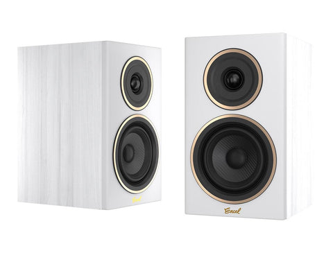 ENCEL GELATI BOOKSHELF SPEAKERS-VANILLA WHITE/WHITE *NEW*