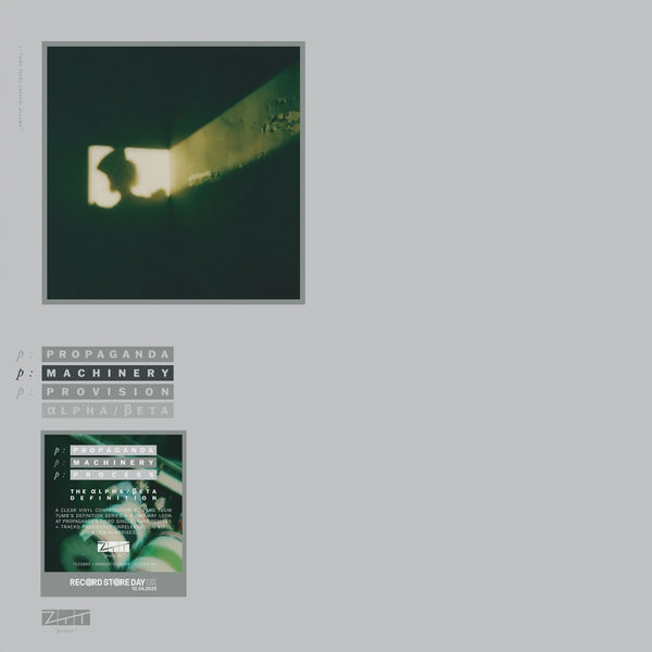 PROPAGANDA-P:MACHINERY-THE ALPHA: βETA DEFINITION CLEAR VINYL LP *NEW*