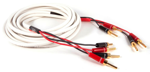 BLACK RHODIUM JIVE 3m SPEAKER CABLE PAIR *NEW*