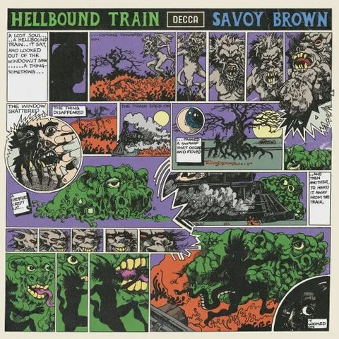 SAVOY BROWN-HELLBOUND TRAIN GREY/ PURPLE MARBLED VINYL LP *NEW*