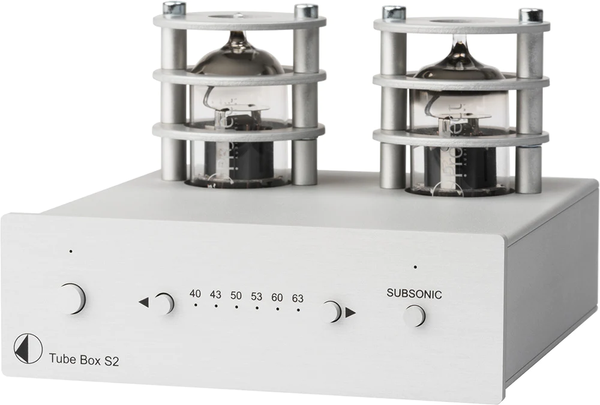 PROJECT-TUBE BOX S2 PHONO PRE-AMPLIFIER SILVER *NEW*