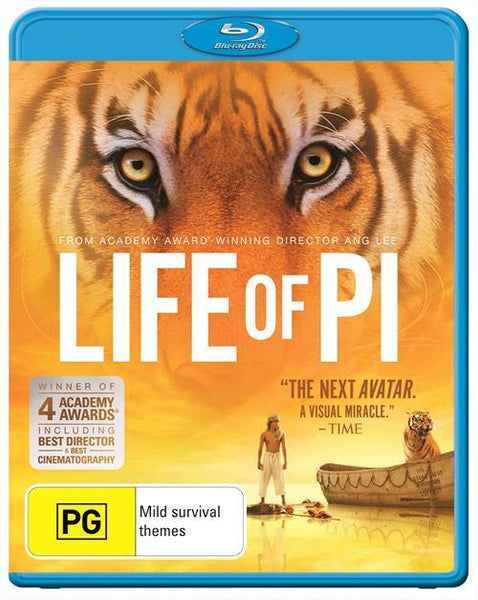 LIFE OF PI BLURAY VG
