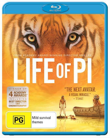 LIFE OF PI BLURAY VG