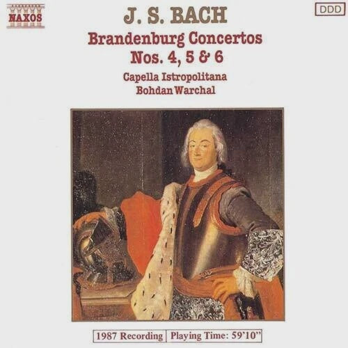 BACH JS- BRANDENBURG CONCERTOS 4 5 AND 6 CD VG