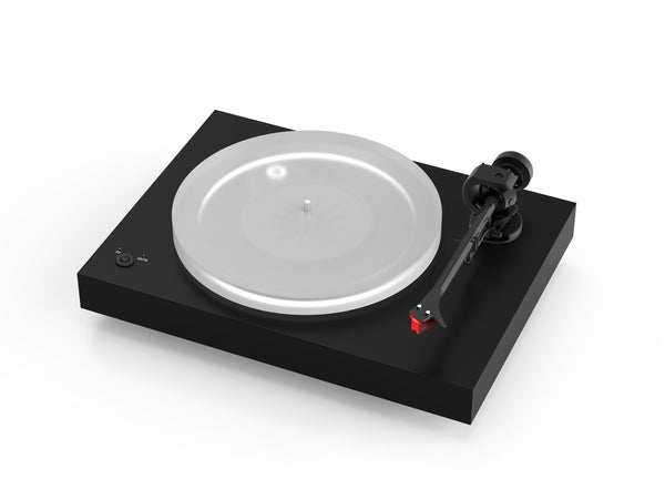 PROJECT - X2 B SATIN BLACK TURNTABLE PREFITTED WITH ORTOFON QUINTET RED *NEW*