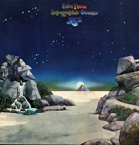YES-TALES FROM TOPOGRAPHIC OCEANS 2LP VG+ COVER VG+