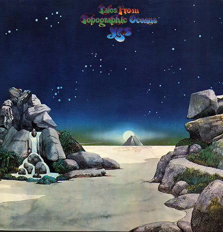 YES-TALES FROM TOPOGRAPHIC OCEANS 2LP NM COVER VG+