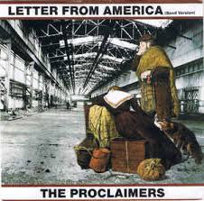 PROCLAIMERS THE-LETTER FROM AMERICA 12" EX COVER EX