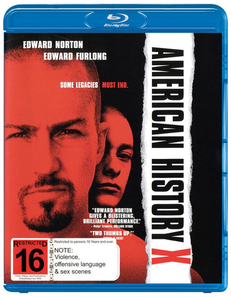 AMERICAN HISTORY X BLURAY VG+