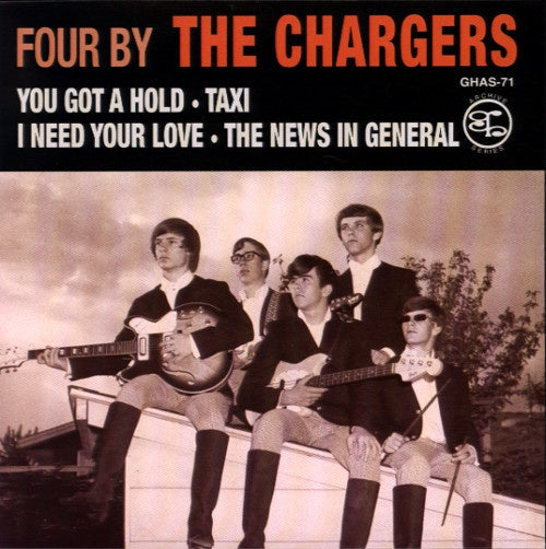 CHARGERS THE-FOUR BY THE CHARGERS 7'' EP VG+ COVER EX