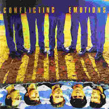 SPLIT ENZ-CONFLICTING EMOTIONS LP+12"  VG COVER VG+