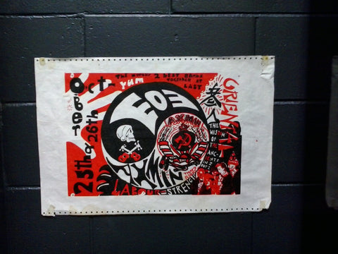 EOE AND AXEMEN-ORIGINAL GIG POSTER