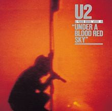 U2-LIVE UNDER A BLOOD RED SKY LP VG+ COVER VG