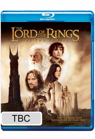 LORD OF THE RINGS-THE TWO TOWERS BLURAY VG+