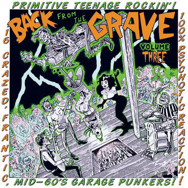 BACK FROM THE GRAVE VOLUME THREE-VARIOUS ARTISTS LP *NEW*