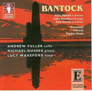 BANTOCK-CELLO SONATAS CD VG+