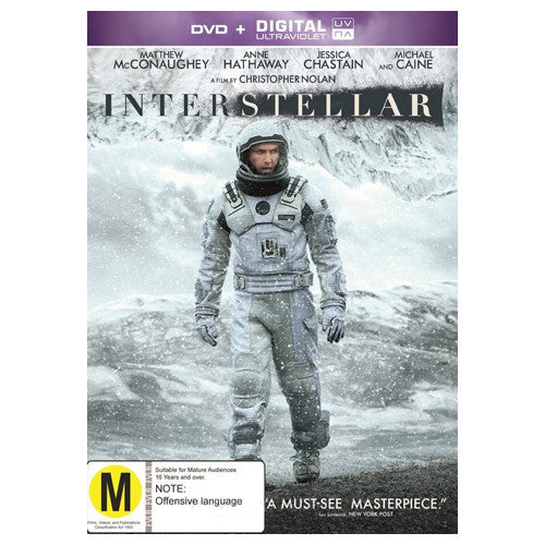 INTERSTELLAR DVD VG