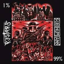 RESTARTS/ SUB HUMANS-SPLIT 7" WHITE VINYL *NEW*