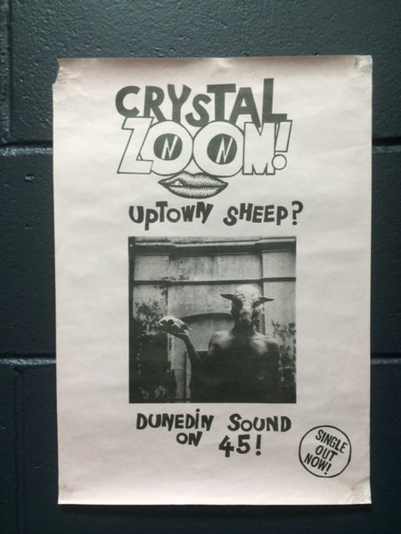 CRYSTAL ZOOM-UPTOWN SHEEP? ORIGINAL PROMO POSTER