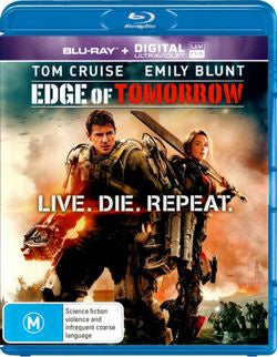 EDGE OF TOMORROW BLURAY VG+