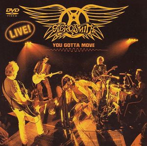 AEROSMITH-YOU GOTTA MOVE DVD VG+