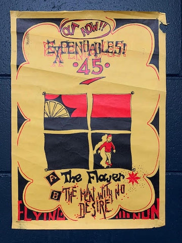 EXPENDABLES-THE FLOWER 7" ORIGINAL PROMO POSTER