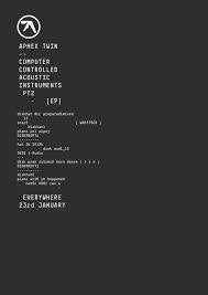 APHEX TWIN-COMPUTER CONTROLLED ACOUSTIC INSTRUMENTS PT2 *NEW*
