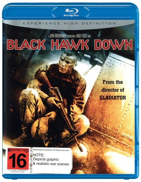 BLACK HAWK DOWN BLURAY VG+