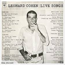 COHEN LEONARD-LIVE SONGS LP *NEW*