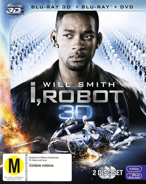 I ROBOT 3DBLURAY + DVD VG+