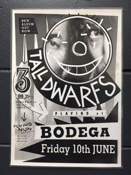 TALL DWARFS ORIGINAL GIG POSTER LAMINATED