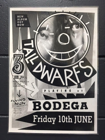 TALL DWARFS ORIGINAL GIG POSTER LAMINATED