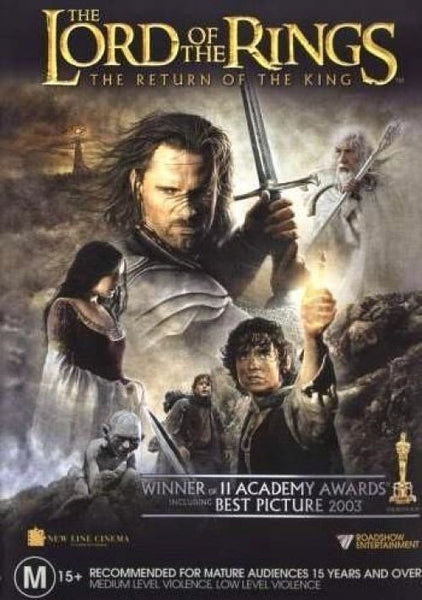 LORD OF THE RINGS THE RETURN OF THE KING LIMITED EDITION 2DVD NM
