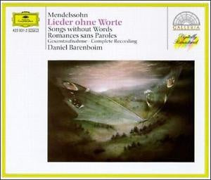 MENDELSSOHN-LIEDER OHNE WORTE 2CD VG